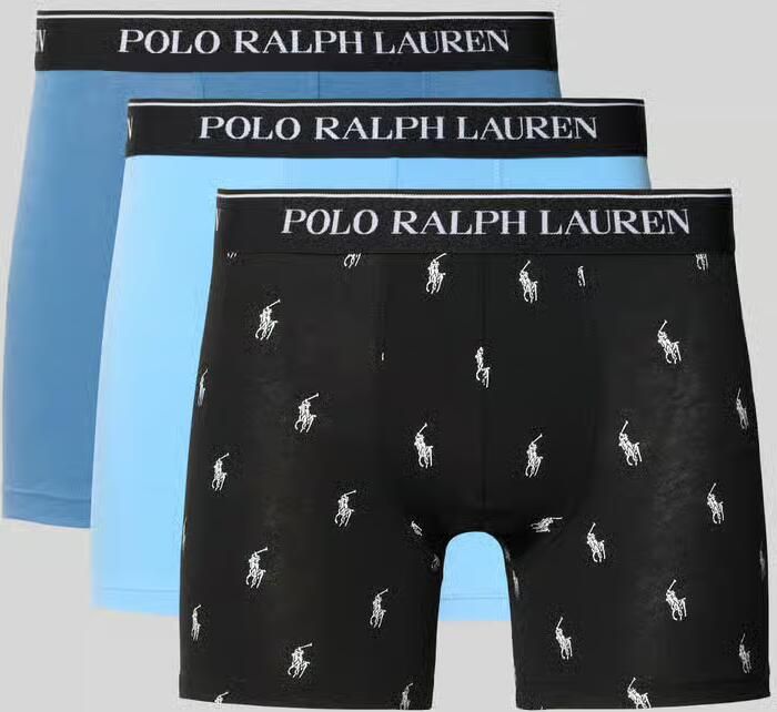 Polo Ralph Lauren Underwear Trunks van katoenmix in 3-pack - Foto 3