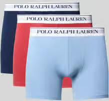 Polo Ralph Lauren Underwear Trunks van katoenmix in een set van 3
