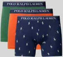 Polo Ralph Lauren Underwear Trunks van katoenmix in een set van 3