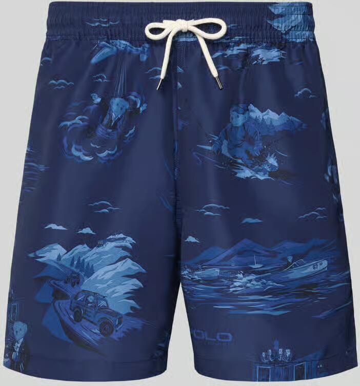 Polo Ralph Lauren Underwear Zwembroek met elastische band en tunnelkoord
