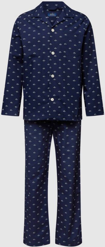 Polo Ralph Lauren Underwear Pyjama met all-over labelmotief