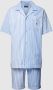 Polo Ralph Lauren Underwear Pyjama met contrastpaspels model 'WOVEN' - Thumbnail 1