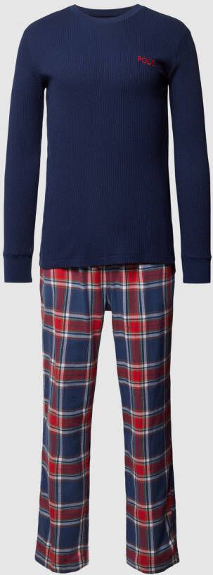 Polo Ralph Lauren Pyjama's nachthemden L S PJ SLEEP SET