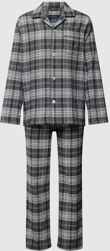Polo Ralph Lauren Underwear Pyjama met ruitmotief model 'FLANNEL PJ'
