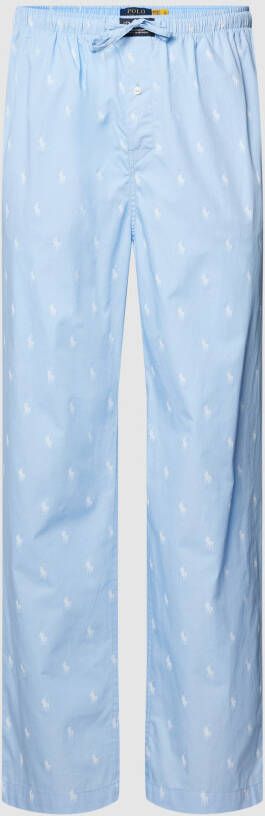 Polo Ralph Lauren Underwear Pyjamabroek met all-over logo model 'WOVEN' - Foto 1