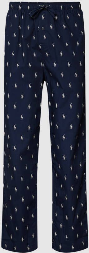 Polo Ralph Lauren Underwear Pyjamabroek met all-over logo model 'WOVEN'