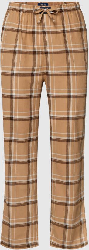 Polo Ralph Lauren Underwear Pyjamabroek met ruitmotief model 'FLANNEL'