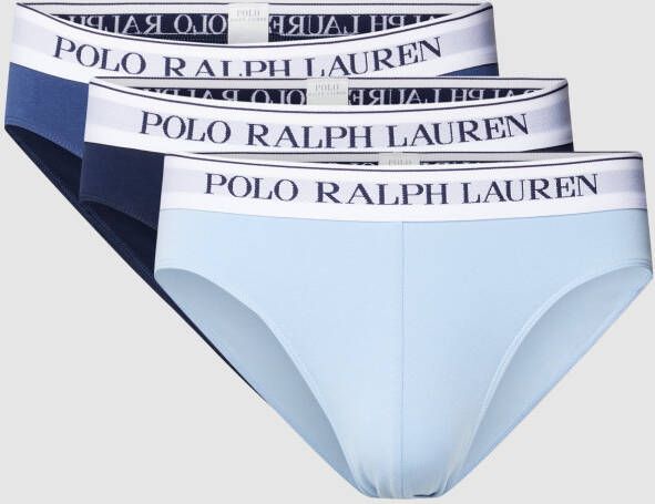 Polo Ralph Lauren Underwear Slip met labelstitching in een set van 3 stuks