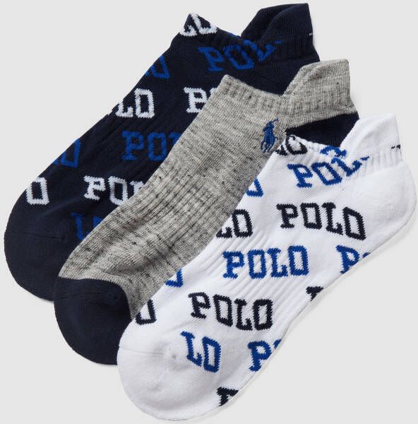 Polo Ralph Lauren Underwear Sneakersokken met labelstitching