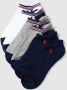 Polo Ralph Lauren Underwear Sneakersokken met logostitching in een set van 6 paar - Thumbnail 1