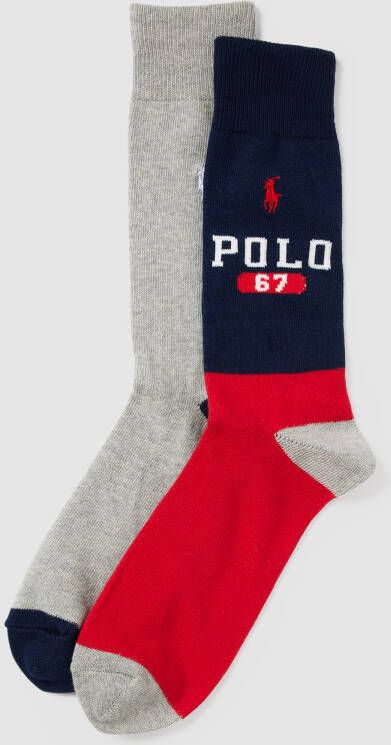 Polo Ralph Lauren Underwear Sokken met labeldetails in een set van 3 paar