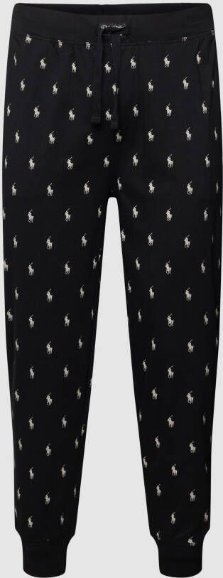 Polo Ralph Lauren Underwear Sweatpants met all-over labelmotief model 'JOGGER'