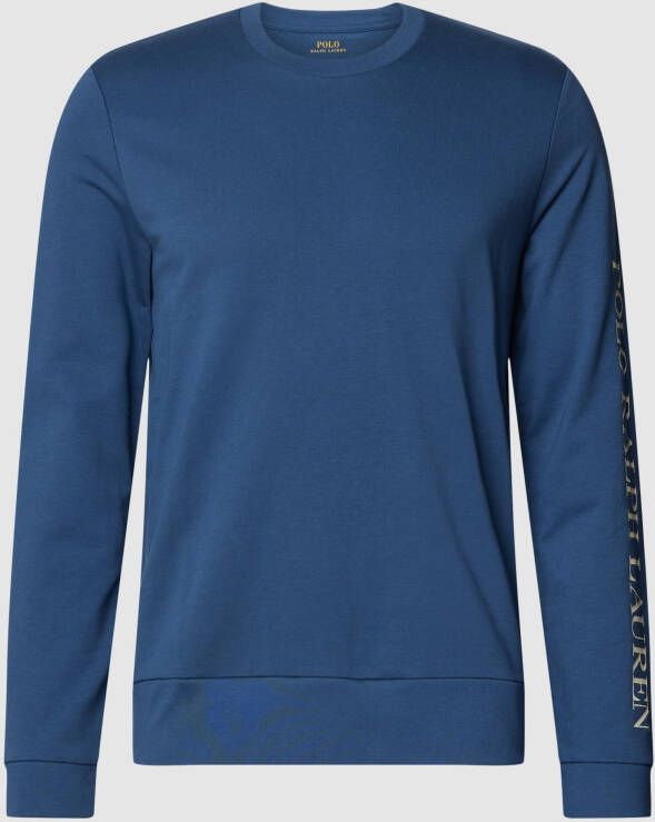 Polo Ralph Lauren Underwear Sweatshirt met labelprint model 'LOOPBACK'