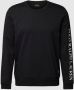 Ralph Lauren Zwarte Crewneck Sweatshirt voor Heren Lange Logo Print Regular Fit Black Heren - Thumbnail 1