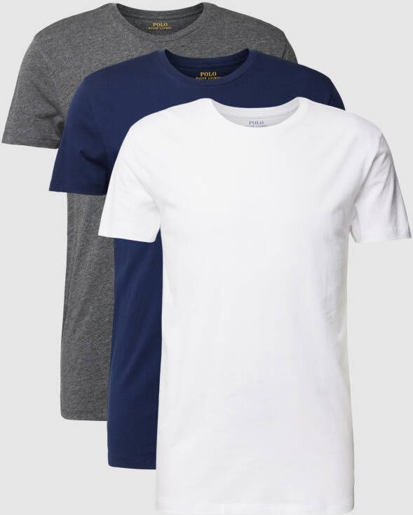 Polo Ralph Lauren Underwear T-shirt met logostitching in een set van 3 stuks