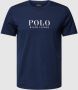 Ralph Lauren Katoenen Crew-neck T-shirt met Bedrukte Letters en Geborduurd Logo Blauw Heren - Thumbnail 1