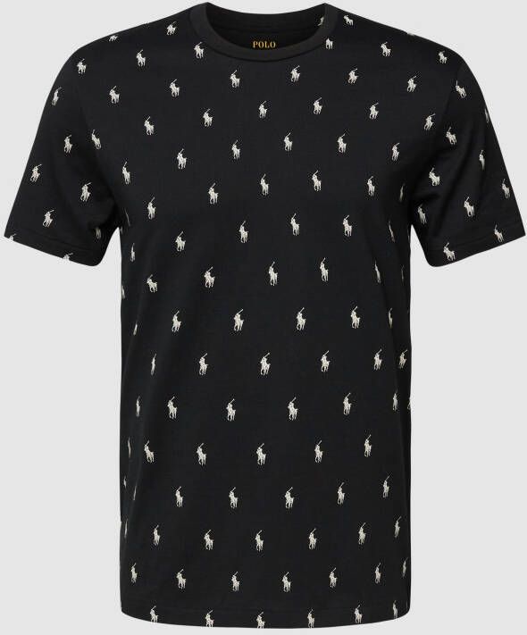 Polo Ralph Lauren Underwear T-shirt met logomotief model 'LIQUID COTTON'
