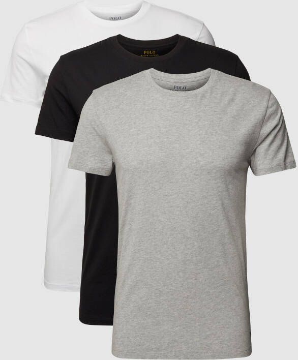 Polo Ralph Lauren Crew Undershirt (3 Pack) T-shirts Heren black white grey maat: XXL beschikbare maaten:S M L XL XXL