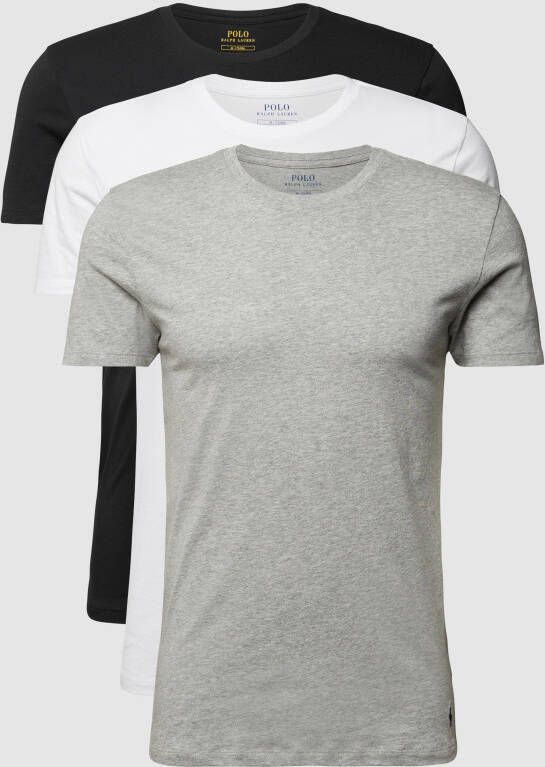 Polo Ralph Lauren Crew Undershirt (3 Pack) T-shirts Heren black white grey maat: XXL beschikbare maaten:S M L XL XXL