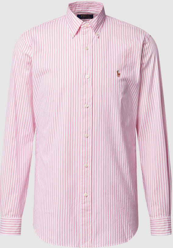 Polo Ralph Lauren Regular fit vrijetijdsoverhemd met labelstitching