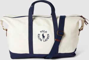 Polo Ralph Lauren Weekendtas met labelstitching model 'DUFFLE'