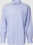 Ralph Lauren Klassieke Kraag Katoenen Poplin Casual Overhemd Blue Heren - Thumbnail 1