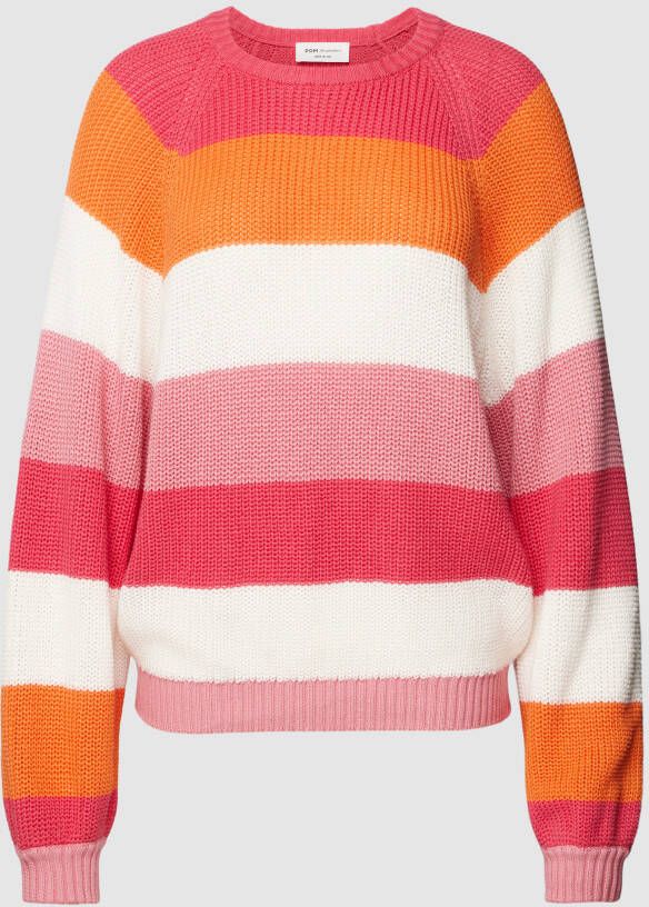 POM Amsterdam Gebreide pullover met streepmotief