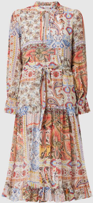 Princess GOES HOLLYWOOD Jurk van viscose met motiefmix