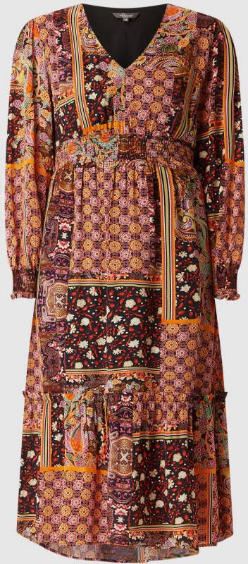 Princess GOES HOLLYWOOD Midi-jurk met paisleymotief