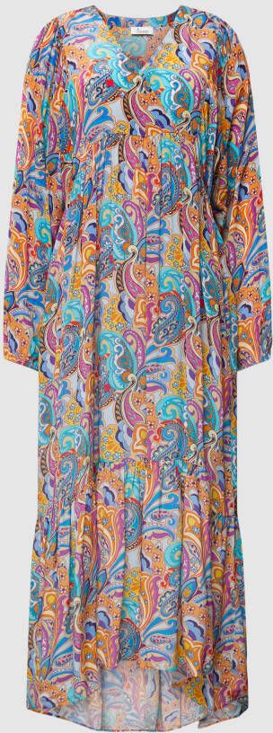 Princess GOES HOLLYWOOD Midi-jurk van pure viscose met paisleymotief