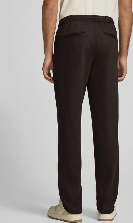 Profuomo Broek met elastische band en tunnelkoord - Foto 3