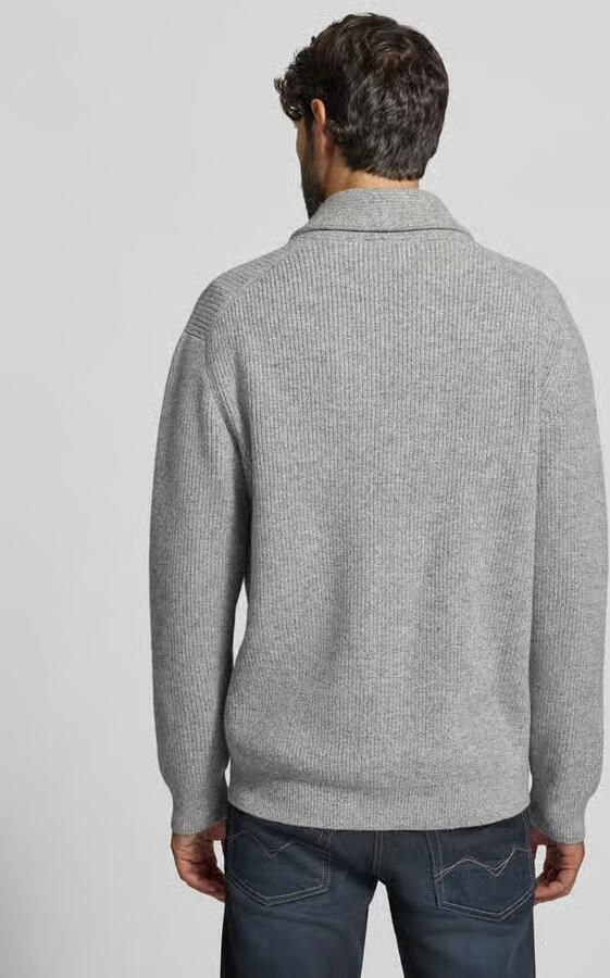 Profuomo Cardigan van wolmix met sjaalkraag - Foto 2