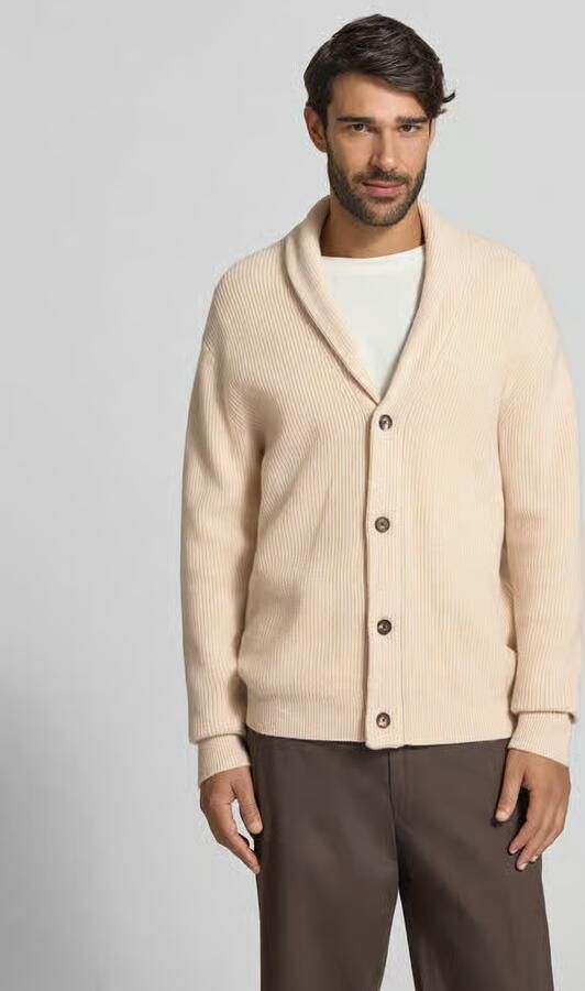 Profuomo Cardigan van wolmix met sjaalkraag - Foto 3