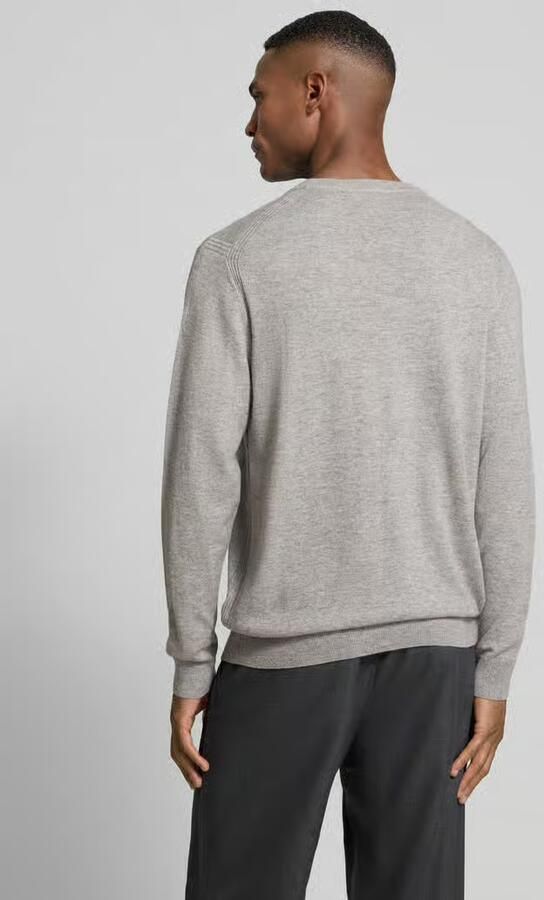Profuomo Gebreide pullover van wolmix met ronde hals - Foto 4