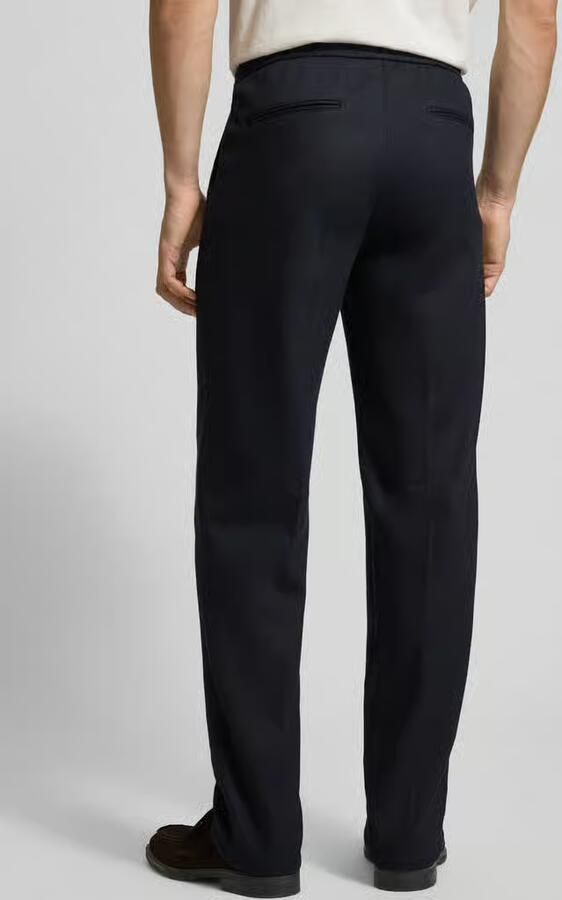 Profuomo Regular fit broek met tunnelkoord
