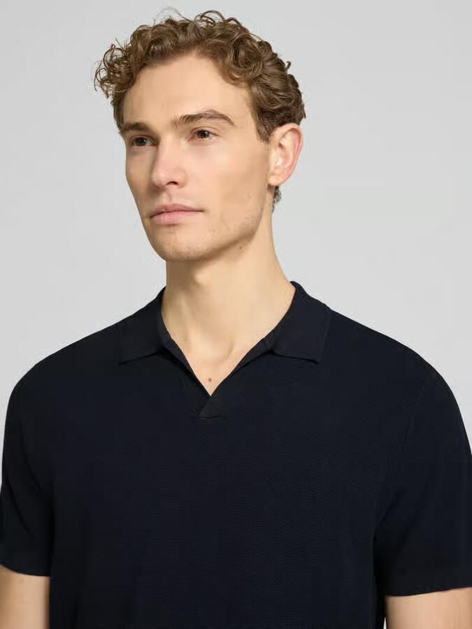 Profuomo regular fit poloshirt van lyocellmix met zijde-aandeel - Foto 5