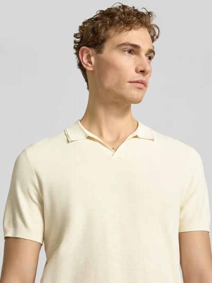 Profuomo regular fit poloshirt van lyocellmix met zijde-aandeel - Foto 5