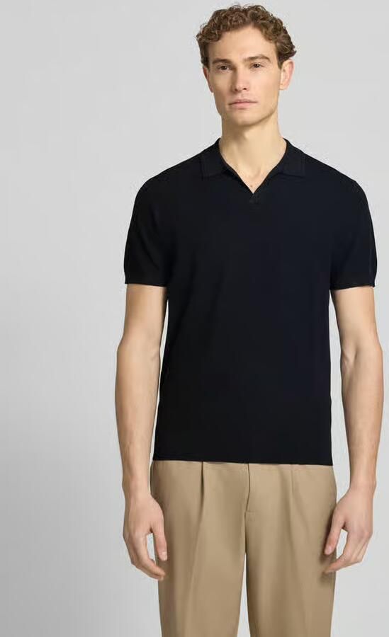 Profuomo regular fit poloshirt van lyocellmix met zijde-aandeel - Foto 8