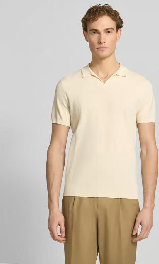 Profuomo regular fit poloshirt van lyocellmix met zijde-aandeel - Foto 8