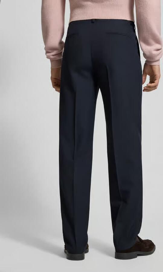 Profuomo Regular fit stoffen broek met viscose