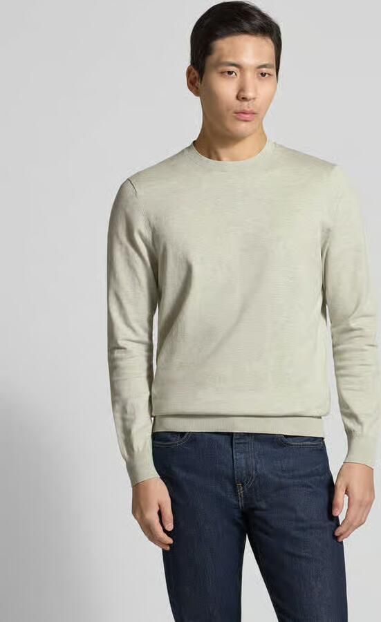Profuomo regular fit trui van lyocellmix met zijde-aandeel - Foto 3