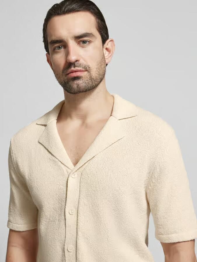 Profuomo regular fit vrijetijdsoverhemd met reverskraag - Foto 2