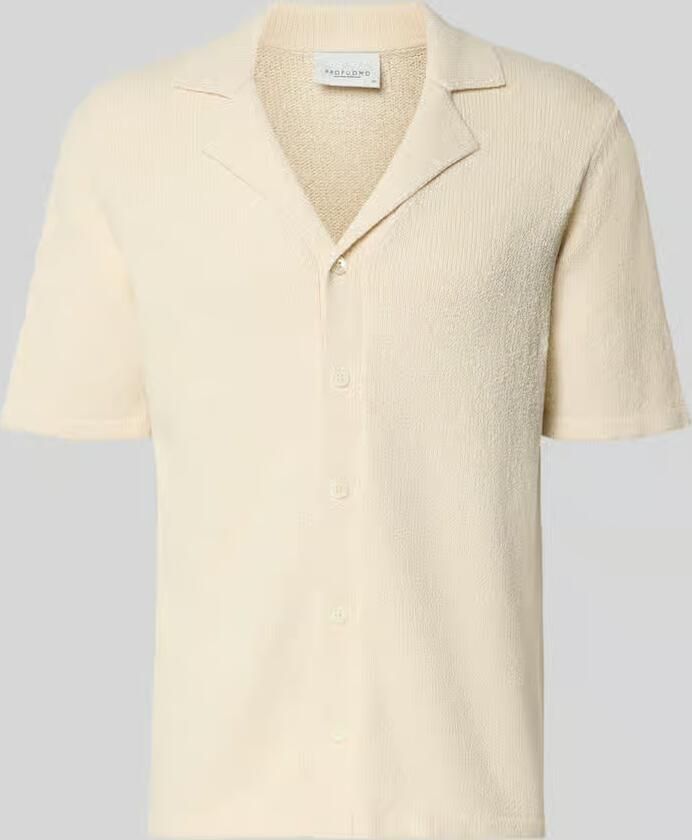 Profuomo regular fit vrijetijdsoverhemd met reverskraag - Foto 3