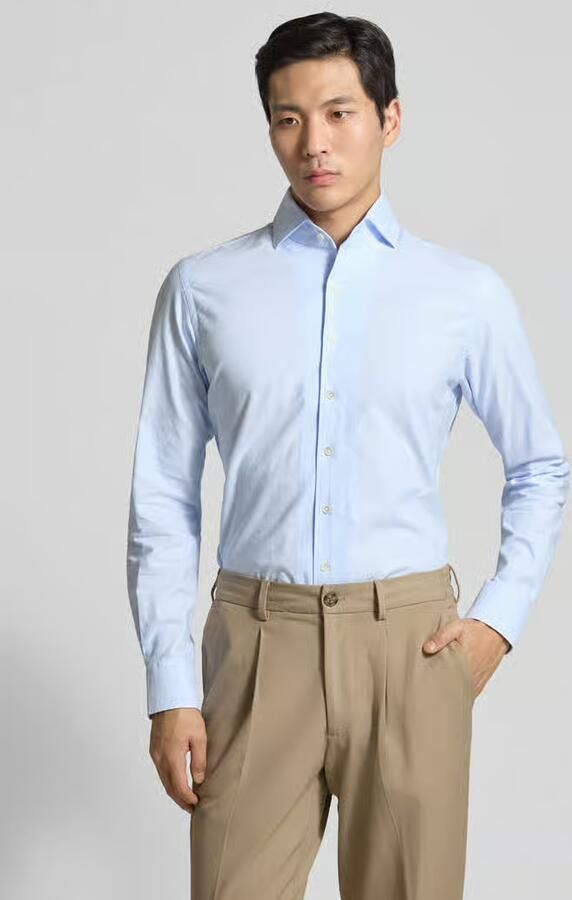 Profuomo regular fit zakelijk hemd met kentkraag - Foto 4
