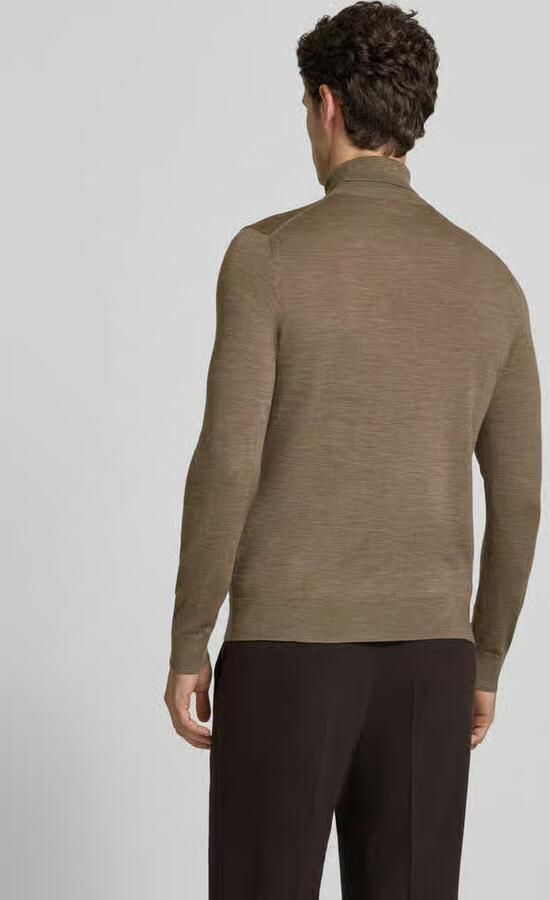 Profuomo Slim fit coltrui van wol - Foto 2