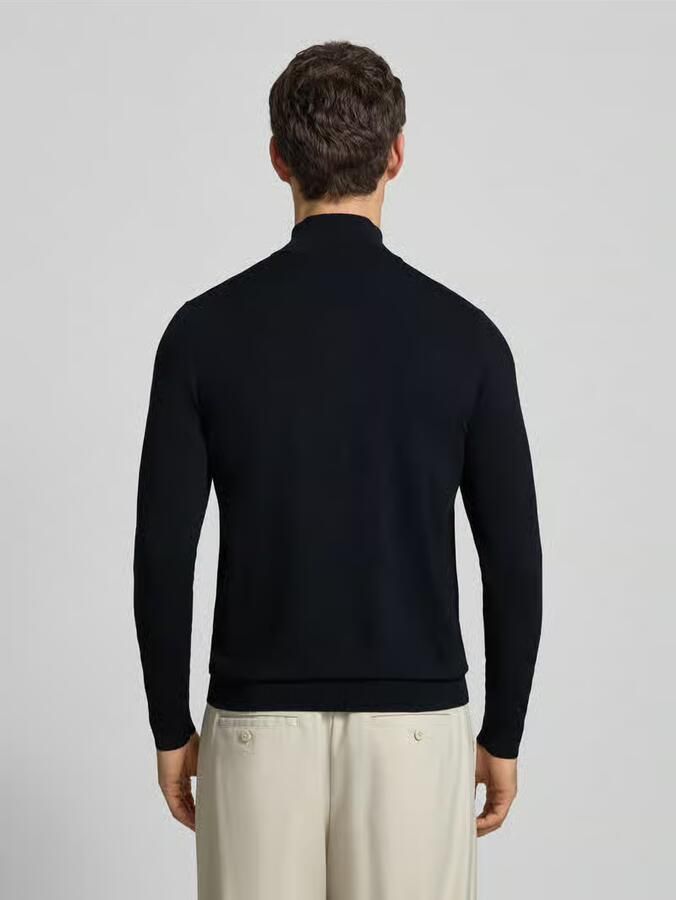 Profuomo Slim fit gebreide pullover met zijdegehalte en ritssluiting - Foto 10