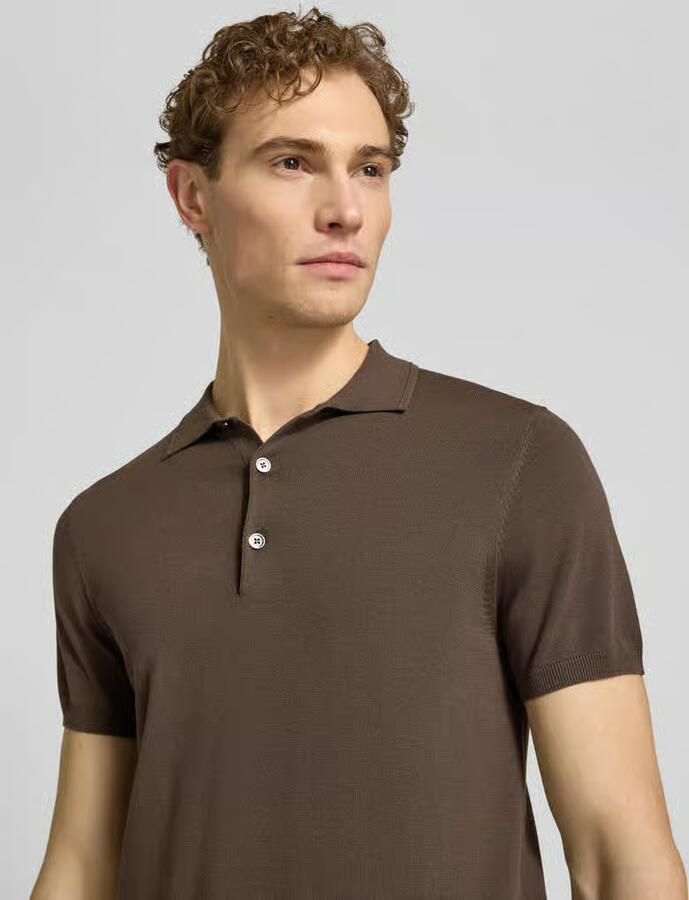 PROFUOMO Heren Polo's & T-shirts Luxury Basic Groen - Foto 5