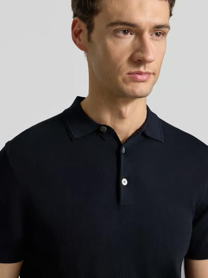 Profuomo Slim fit poloshirt van lyocellmix met zijde aandeel - Foto 9