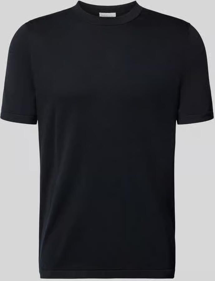 Profuomo slim fit T-shirt van puur katoen - Foto 3