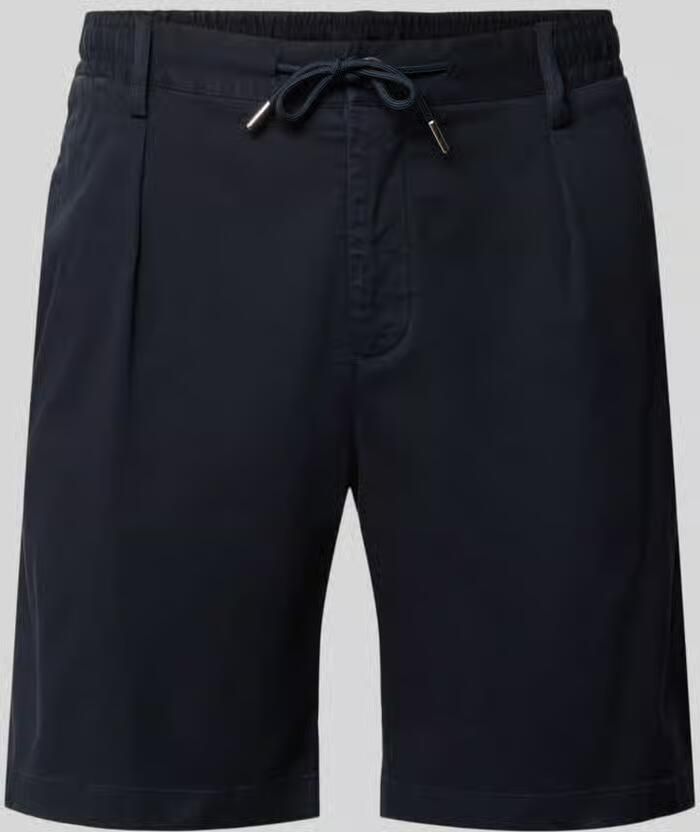 Profuomo straight fit short met bandplooien - Foto 5
